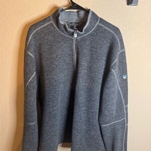 Kuhl Men's Charcoal Zip-Up Sweater